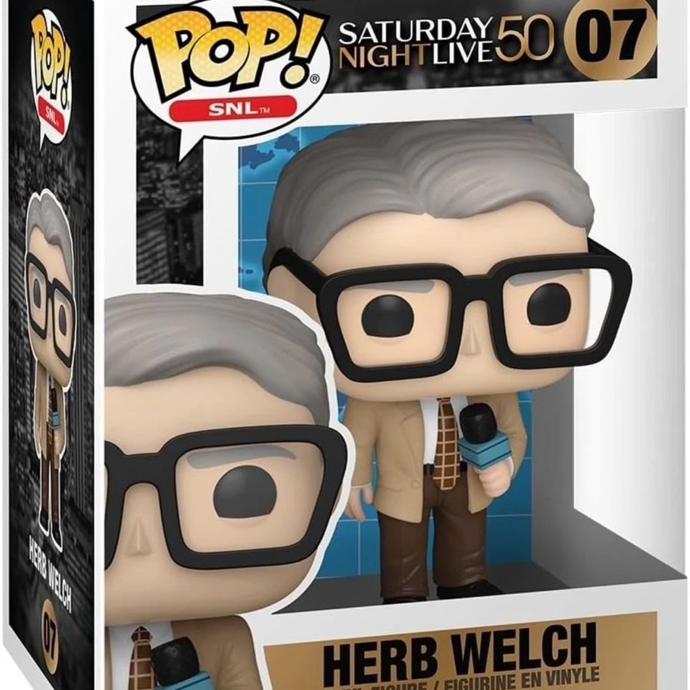 Funko POP! SNL Herb Welch Vinyl Figure - Beige Jacket, 50th Anniversary
